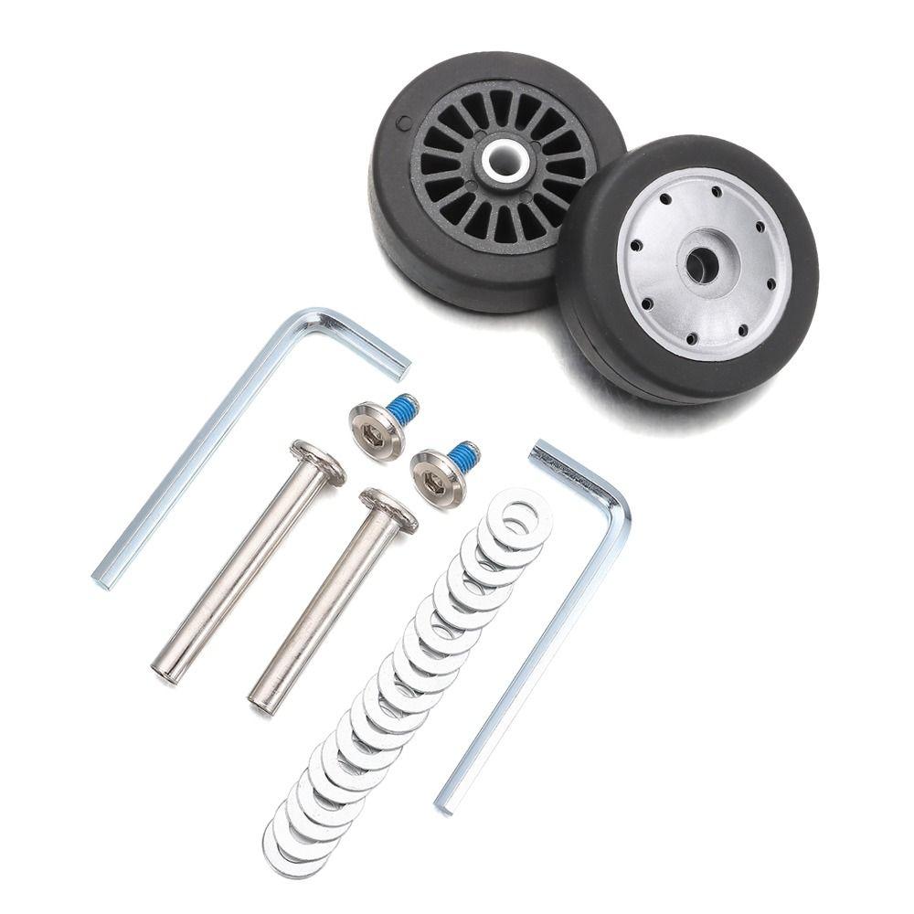 Replacement Suitcase Wheels Suitcase Parts Axles Travel Luggage Wheels  Luggage Accessories