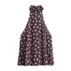European Style Bow Decor Halter Neck Women's Top, 2025 Fashion 2180105