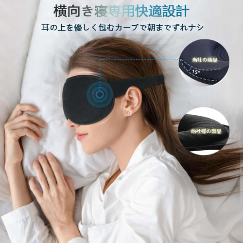 Sleep Specialist Recommended Eye Mask for Summer, 2025 Innovation, Upgraded Nasal Alar Design, Light-Blocking Eye Mask for Restful Sleep, 3D Design, U