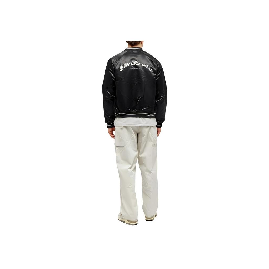 Air Jordan X A Ma Maniére Souvenir Jacket Black Unisex Outerwear FN0617-010