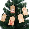 Premium-Qualität 100 Stück Hoher Standard Kraft-Papier Oberste Güte Oberste Güte Weihnachten Oberste Güte Baum Überlegene Qualität Anhänger Oberste Güte Frohe Premium-Qualität
