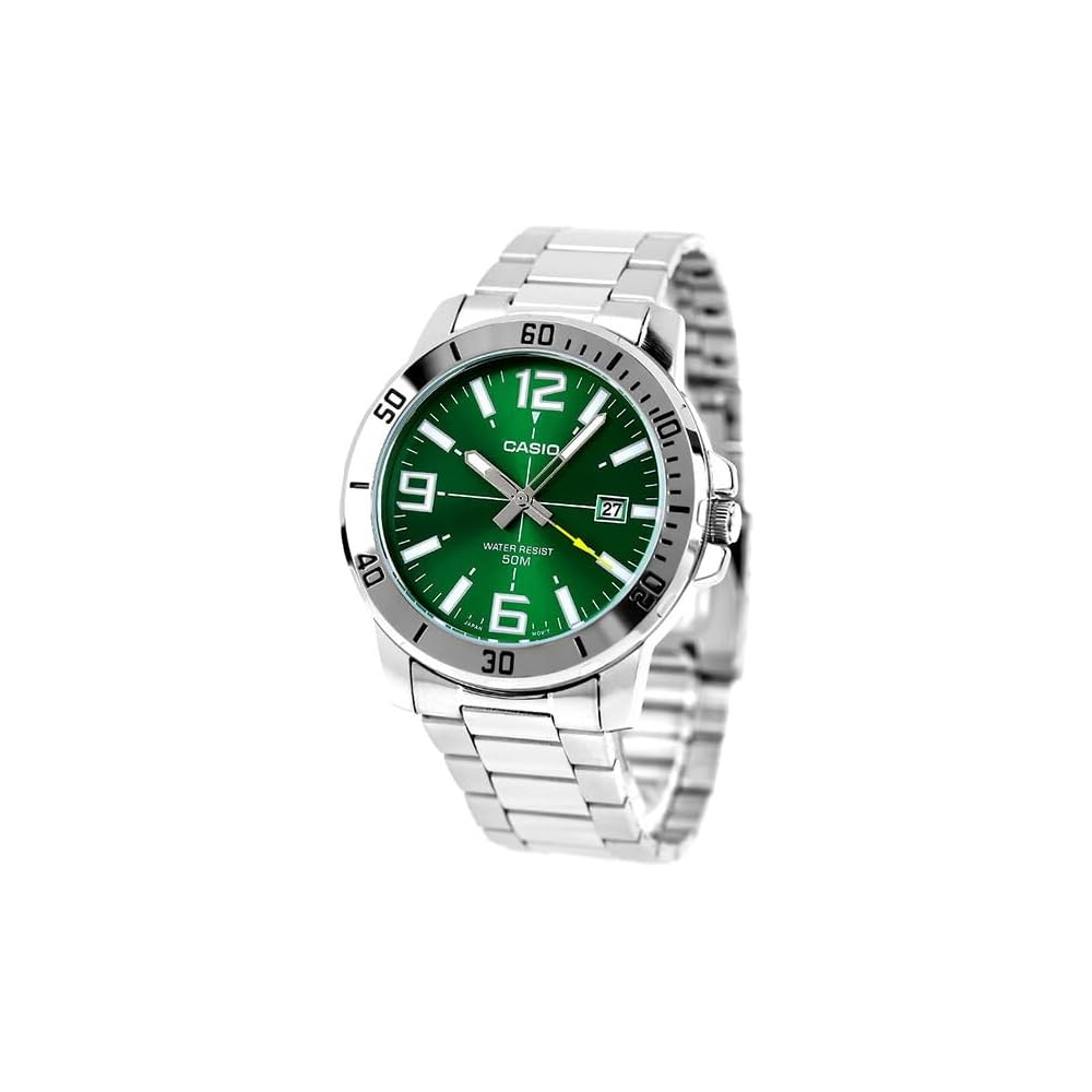 Casio Cheap Casio Standard Quartz Men s Wristwatch MTP-VD01D-3BV Stainless Steel Analog 50m Water Resistant