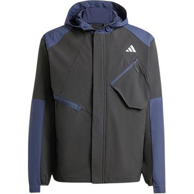 Woven Hooded Sports Casual Jacket Men Jackets Black IB6387