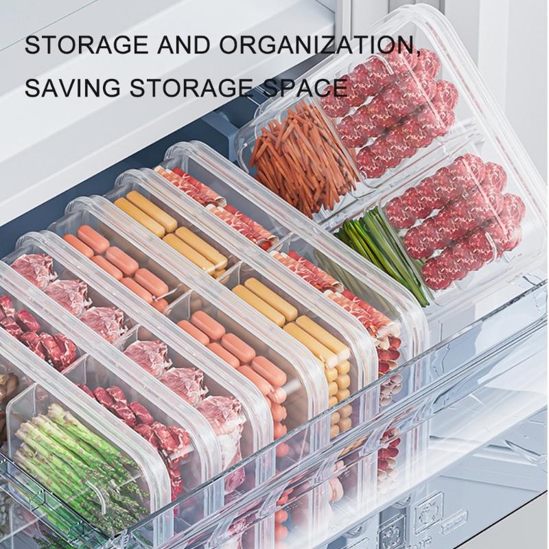 Transparente PP-Kunststoff-Versiegelte Küchenaufbewahrungsbox mit Belüftungsdeckel für Obst, Gemüse und Essensreste