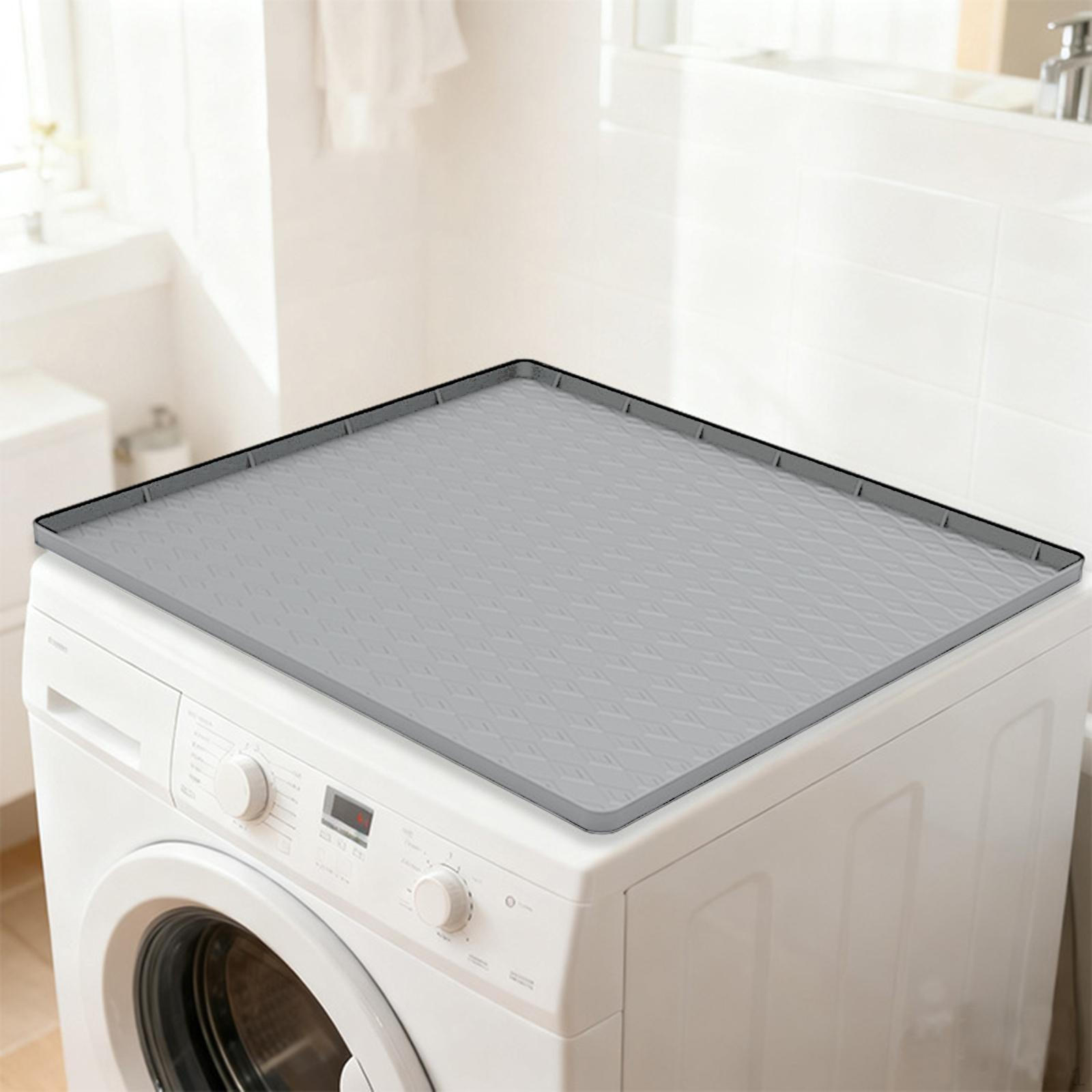 

Fridge Floor Mat Accessories Gifts Practical Prevent Water Spilling Leakproof Reusable Multifunction серый