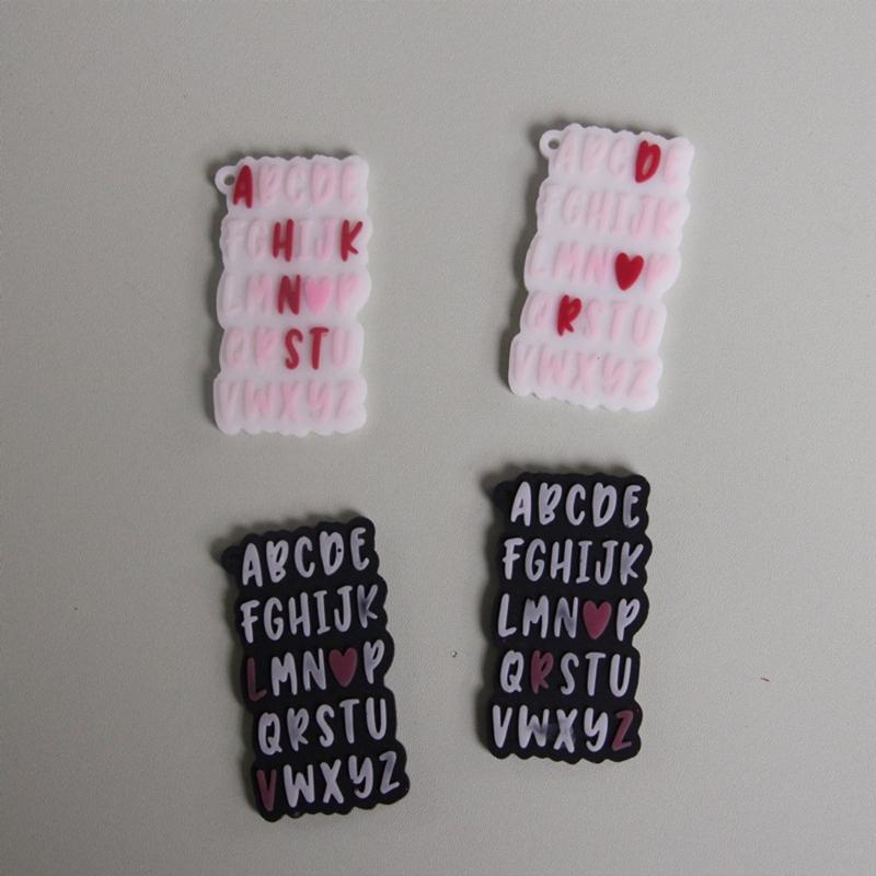 Personalisierbare Buchstaben-Schmuckform mit kreativen Designs für handgefertigte Harz-Anhänger und Charms