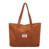 Borsa in Tela con Motivo a Lettere per Donna Accessorio Moda Stile di Strada
