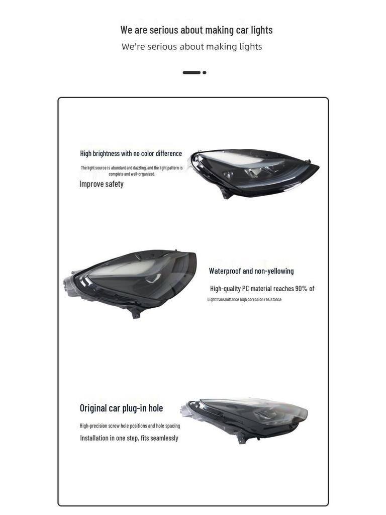 Headlight Assembly for Tesla Model Y/3 (2021-2024)