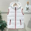 Podzimní a zimní pánská vesta péřová bavlněná bunda ramena teplá vesta svrchní oblečení koňská bunda