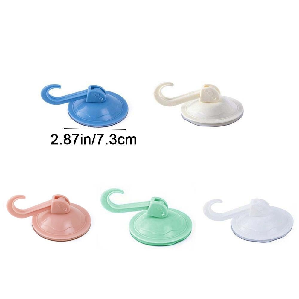 Colorful Wall Strong Suction Cup Hook Punch-free Clothe Hangers Wall Vacuum Hooks  Home