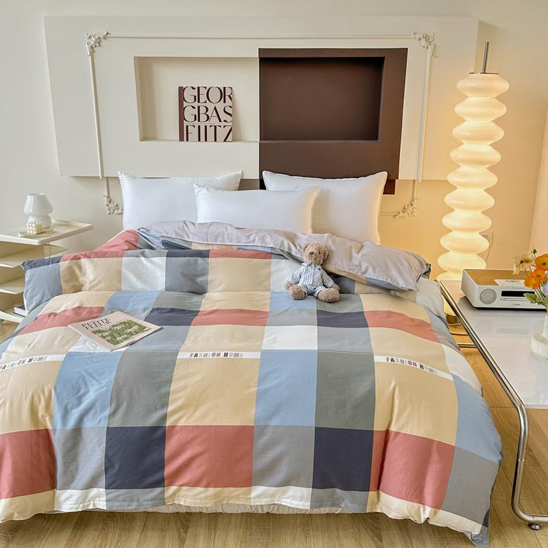 Cotton Printed Duvet Cover, Multi-color Duvet Cover, Soft Oversized Duvet Cover, Double Comfortable Single Duvet Cover