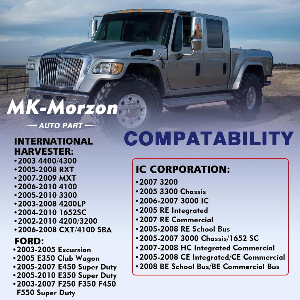 Turbocharger Mounting Kit With Gaskets O-Rings And Bolts Compatible With 6.0L Powerstroke Diesel 2003-2010 Ford,2002-2010 International Trucks