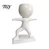 Minimalist Resin Flower Pot Creative Fitness Figure Pot, Succulents with Treadmill Yoga And Modern Plant Dumbbell Design, Funny Sports Themed Planter