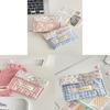 Cotton Flower Pattern Portable Storage Pouch For Daily Use And Travel