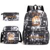 Capybara Animal Print 3Pcs Student Bookbag Set Shoulder Bag Pencil Case Children School Bag for Boys Girls Lightweight Daypack