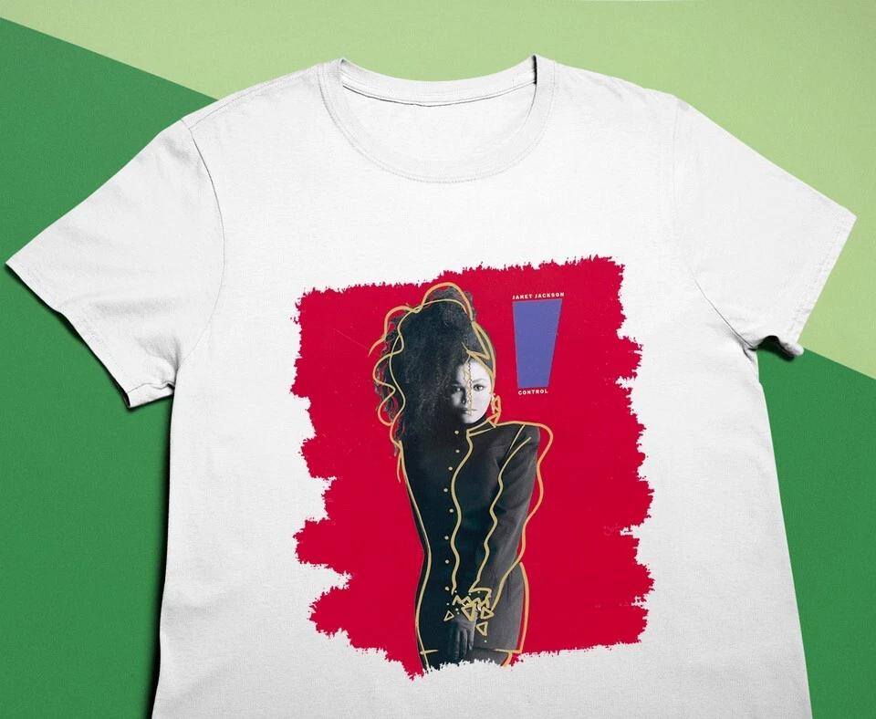 

Janet Jackson - Control Album Signed Shirt Classic White Unisex S-5XL UU233 S