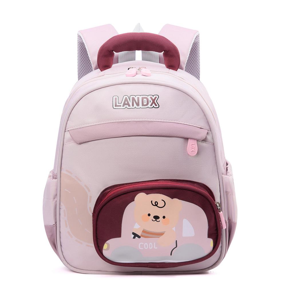 Cute Bear Kids Backpack For Toddlers With Lightweight Nylon And Animal Print For Preschool Use