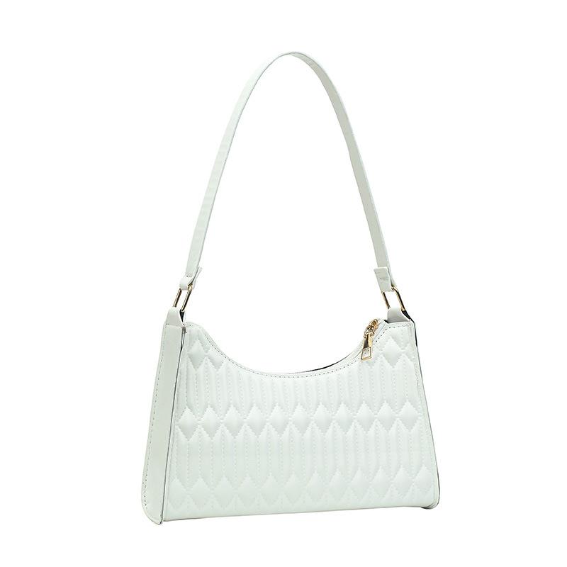 

Сумка Женская Модная Маленькая Квадратная Сумка Нишевая Вышивка Нить Сумка Через Плечо Цепь Универсальная Подмышечная Маленькая Квадратная Сумка Тренд белый