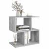 Nightstand Concrete Grey 50x30x51.5 Cm Particleboard