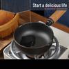 ZISIZ Mini Cast Iron Frying Pan for Eggs & Hot Oil, with Rack