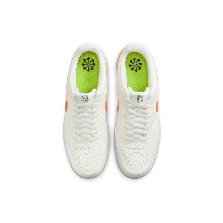 Nike Court Vision Low Next Nature Sail Hot Curry Ανδρικά Αθλητικά Παπούτσια Λευκό DH2987-104