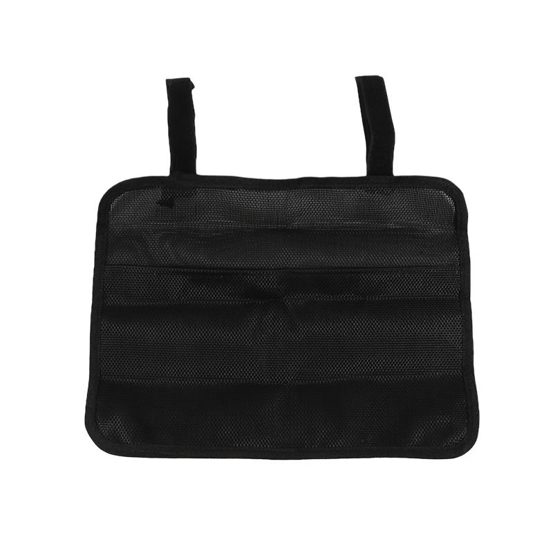 1pc Universal  Anti Folding Chair Side Bag Pockets Pouch Lounge Chair Recliners Storage Net for Camping Garden Patio