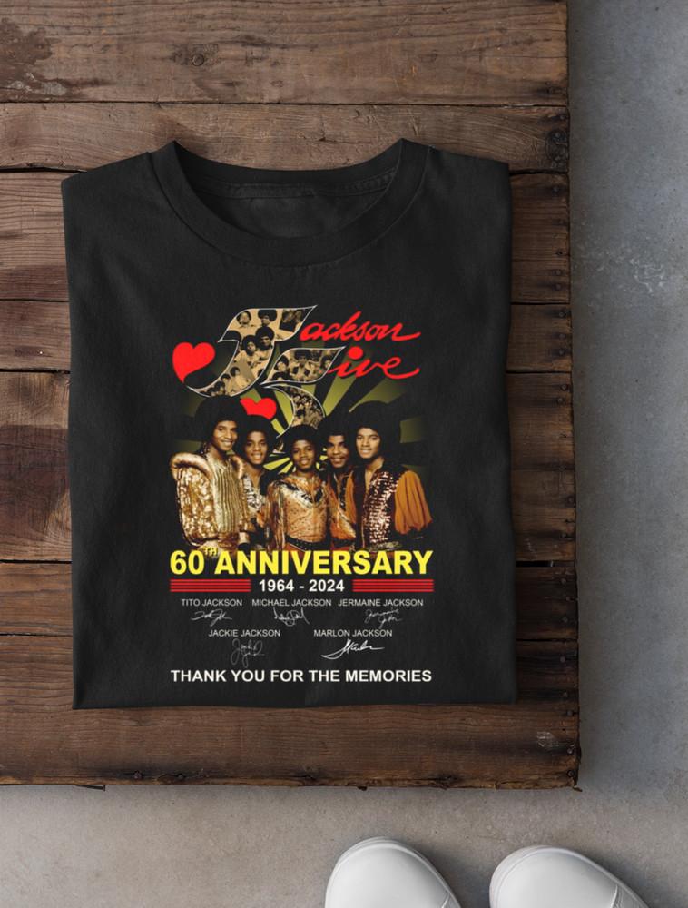 The Jackson 5 2024 BK Коллекция к юбилею Все размеры Футболка Унисекс Футболка S