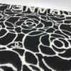 Chanel Camellia CC Mark Large Format Muffler Scarf Cashmere Black/White Unused