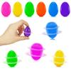 10PCS Novelty Spinning Tops Toys Easter Egg Fidget Spinner for Kids Classroom Prizes Birthday Goodie Bag Stuffers