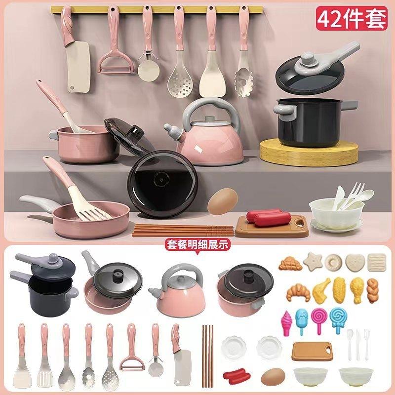 Sada hracích potravin na krájení pro batolata, Hračky na vaření pro kluky a holky, Dětská sada simulovaných kuchyňských potřeb