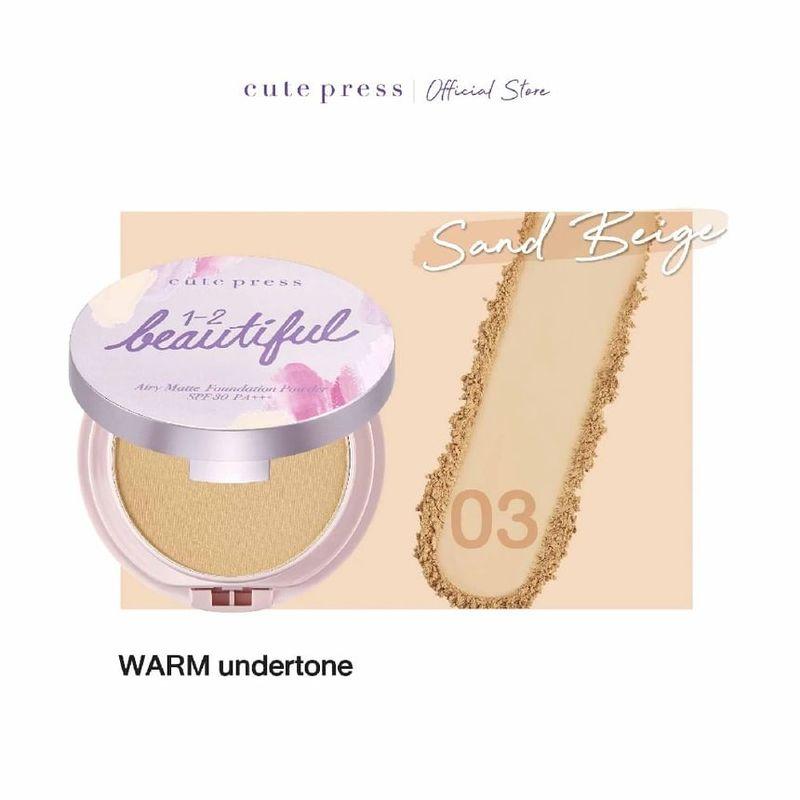 Cute Press - Airy Matte Foundation Powder SPF 30 PA +++