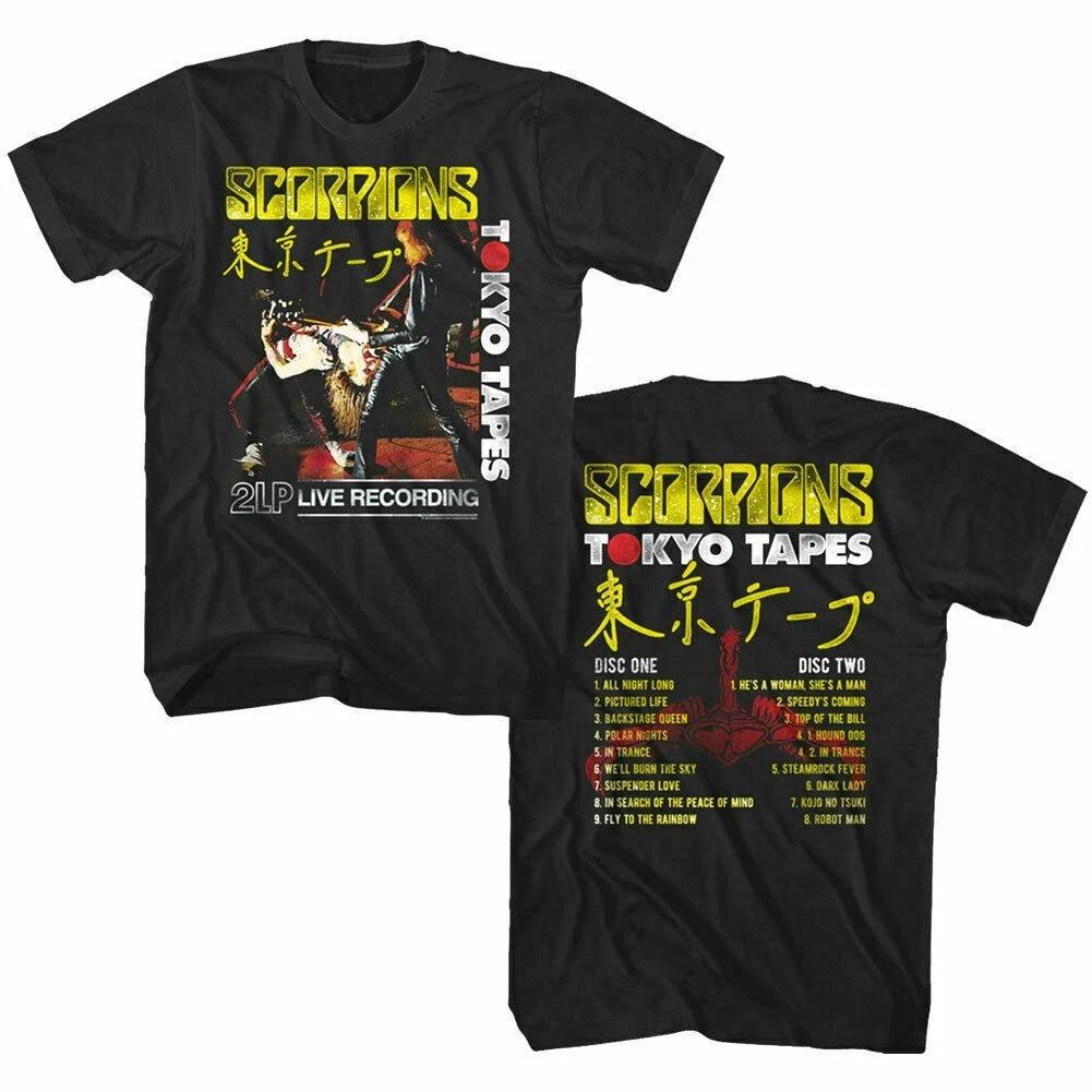 Scorpions Tokyo Tapes Album Men’s T Shirt, Shirt For Rock Music Fan 2XL