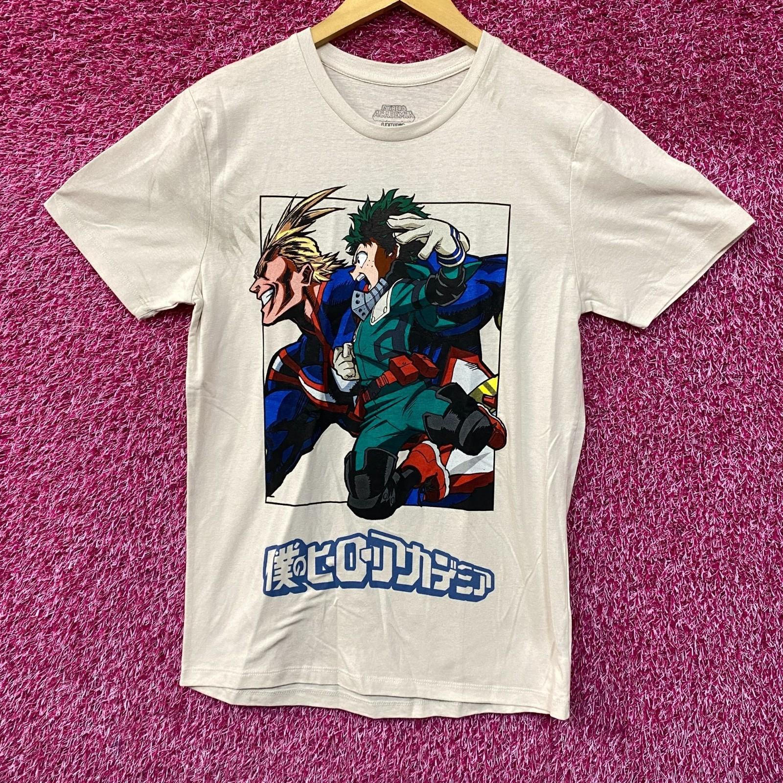 My Hero Academia Plus Ultra All Might  Deku Anime T-Shirt Small L