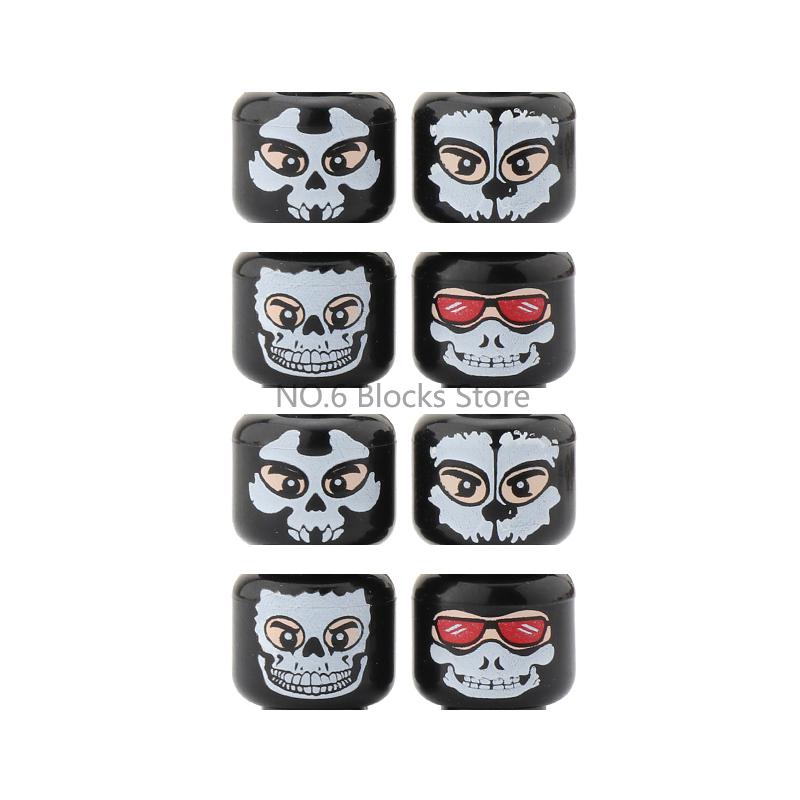 City Building Blocks Body Character Clothing Head Face DIY Parts Hair Expression Accessories Figure Headwear Helmet Bricks Toys