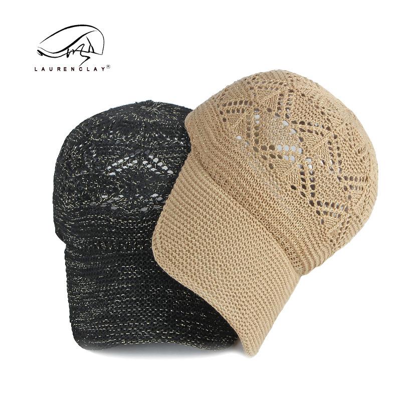 

Hat Summer Outdoor Sunscreen Sun Hat Women s Hollow Mesh Breathable Baseball Cap Knitted Cap Adjustable рожевий