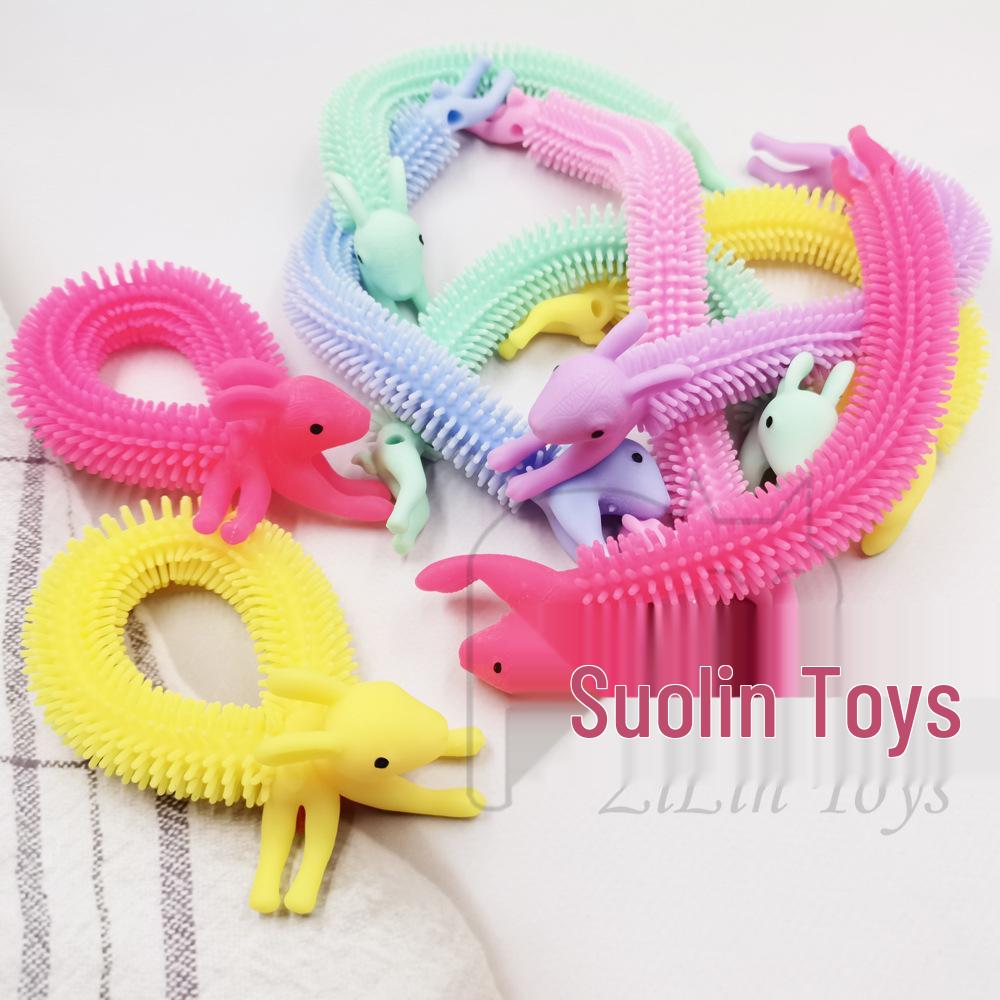 Мультяшный Единорог и Динозавр Мягкий Резиновый Браслет-Игрушка для Снятия Стресса