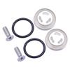 2 Sets Clutch Brake Master Cylinder Sight Glass Window Lens Fit for Honda V65 VF1100 Magna Sabre 1100