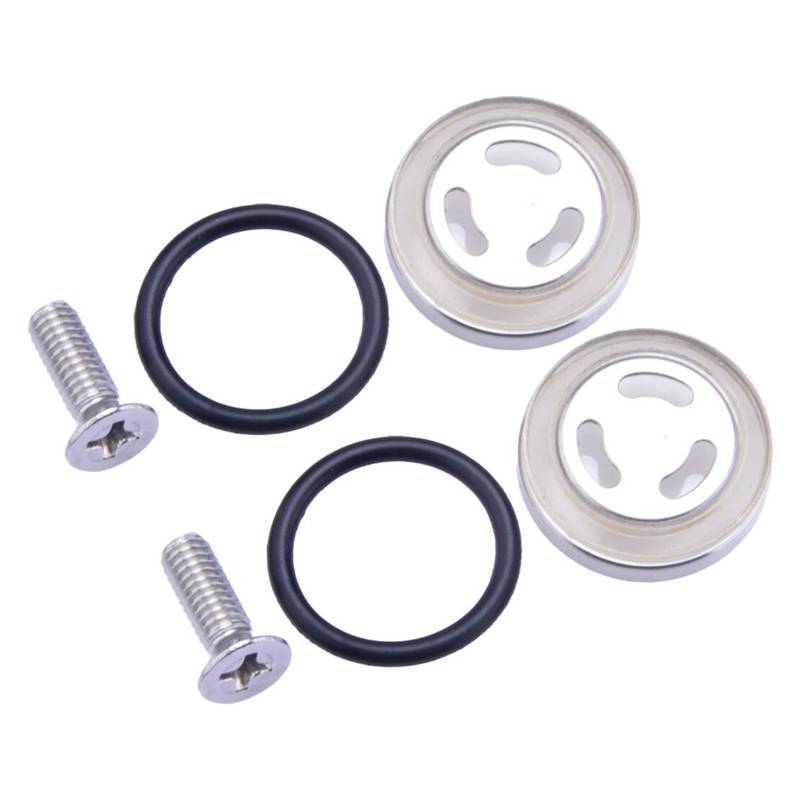 2 Sets Clutch Brake Master Cylinder Sight Glass Window Lens Fit for Honda V65 VF1100 Magna Sabre 1100