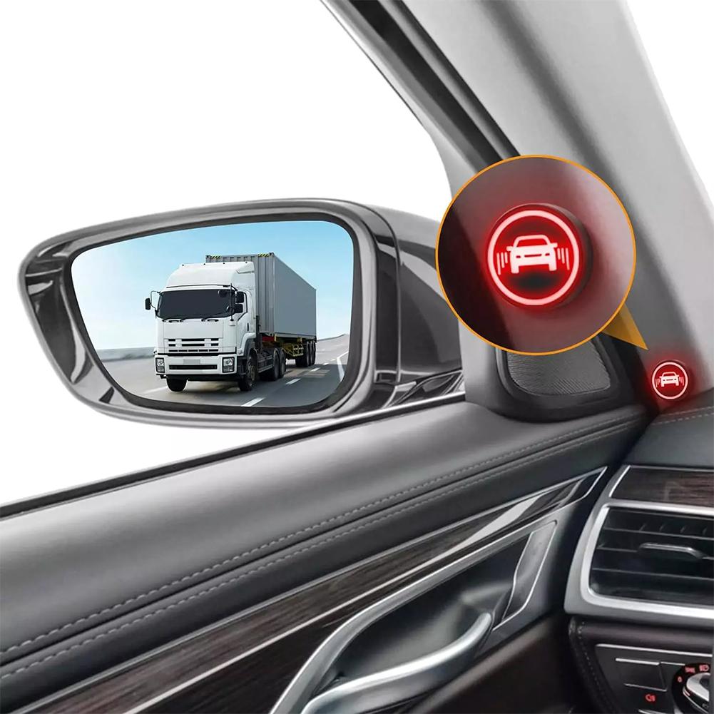 2-Pack Car Blind Spot Detection System With Lane Change Assist, Warning Light Safety Driving Alarm Kit Vehicle Accessories