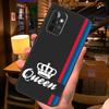 King Queen Couple Lovers Case For Samsung Galaxy A16 A06 A26 A36 A56 A52 A53 A33 A13 A34 A54 A14 A15 A35 A55 A22 A32