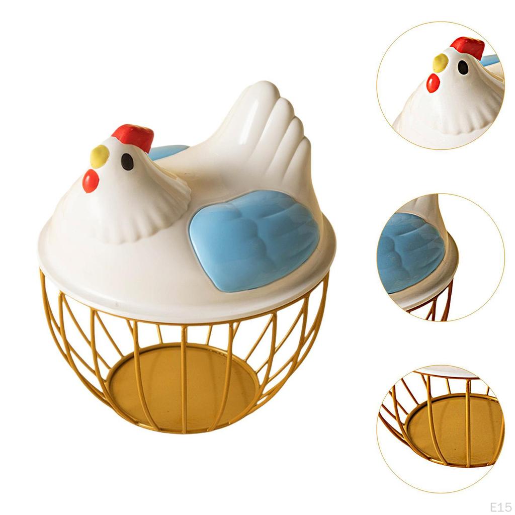 Chicken Egg Basket Countertop Collecting Holder Fresh for Kitchen