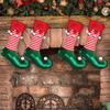 Decorative Elf Christmas Stocking Gift Bag Hanging Christmas Stocking Ornaments  Kids