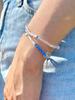 Leeenoir [2Set] Aqua Blue Pearl Bracelet