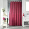Rideau De Douche - Quartz - Framboise - 180 X 200 Cm - 100% Polyester - Accessoires De Salle De Bain