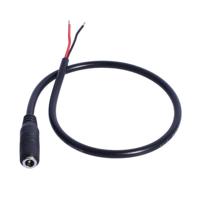 DC5V Power Connectors Cables 3.5mm x 1.35mm Barrels Female Plug for High Power Equipment