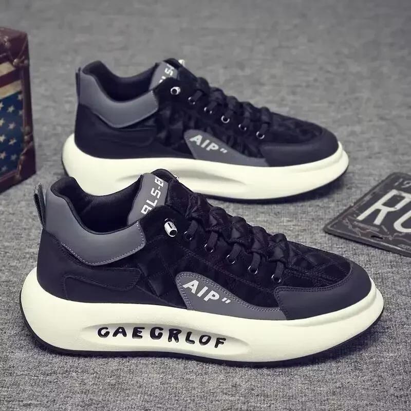 Scarpe da Ginnastica da Uomo alla Moda Bianche Scarpe Casual da Uomo Scarpe di Lusso Leggere per Uomo Scarpe Basse Traspiranti Scarpa da Corsa tenis zapatillas de deporte