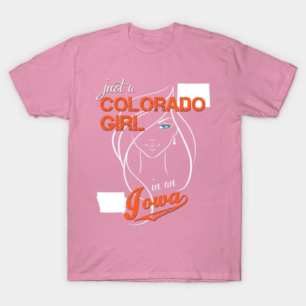 T Shirt Women Colorado Iowa Harajuku Print Kawaii Tshirt Summer Short Sleeve Female T-Shirt Top Tee