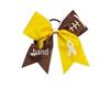 Glitter Love Festival Cheerleading Bow Scallion Powder Elastic Hair Tie & Accessories for AIDS Awareness