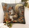 2D Printing Squirrel Pillow Cover Nature'S Artistry For Your Home Sofa Cushion Cover Home Decoration Pillowcase