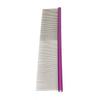 Pet Steel Comb 2 Different Densities Prevents Static Dog Grooming Comb with Rounded Ends for Long
